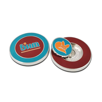 Promotionnel Personnalisé Magnétique Émail Métal En Alliage De Zinc Accessoires De Golf Divot Outil Balle Marqueur Chapeau Clip Petites Boîtes Tout Parfaitement