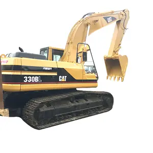 CATERPILLAR-excavadora de segunda mano Cat 330BL, con martillo, 330/330b