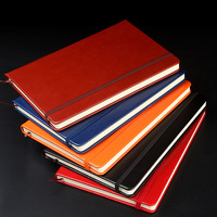 Cuadernos de Alta Calidad en Oferta, Cuadernos Promocionales A4 para Negocios, Cuadernos de Tapa Dura de Cuero PU con Logotipo Personalizado