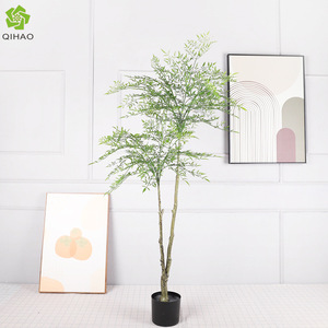 Artificial Nandina Domestica <b>Tree</b> <b>Plastic</b> Potted Plant High Simulation Home Decor - Product Image 4