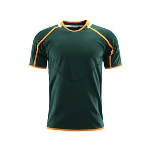 Custom Sublimated Rugby Jersey Short Sleeve Men Youth Team Sports <b>Shirt</b> Training Jersey - Product Image 1