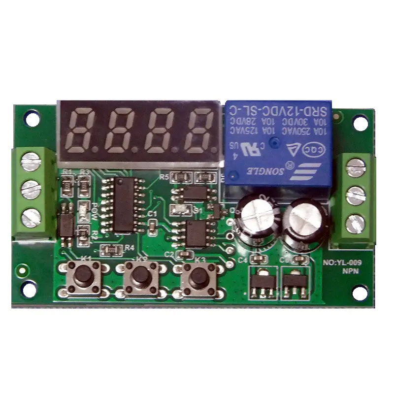 YL-009 Detection pulse frequency number Motor speed Hall water flow sensor module relay output DC05V 12V 24V