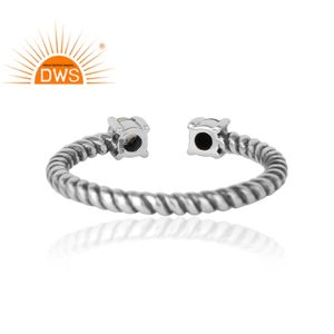 <b>Blue</b> Topaz and <b>Opal</b> Gemstone <b>Ring</b> Supplier Handmade Antique 925 Sterling Silver <b>Ring</b> Jewelry Vintage Collection - Product Image 4