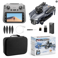 Drone RC Pliable K18 MAX Mini Caméra 4K WiFi avec Flux Optique, Maintien d'Altitude, Évitement d'Obstacles, Contrôle Gestuel pour Enfants, Moteur Brushless, en Plastique