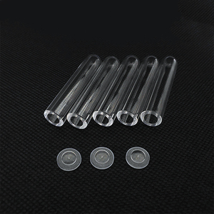 Net kuvars cam <span class=keywords><strong>Test</strong></span> tüpü korozyon dayanıklı ve bükme kaynak çoklu boyutları ile şeffaf laboratuvar ekipmanları - Product Image 2