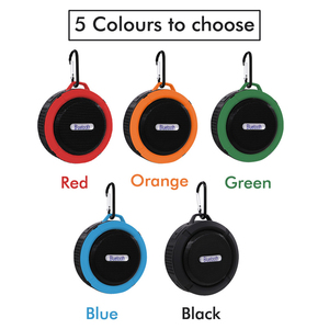 Mini Portable Waterproof <strong>Bluetooth</strong> <strong>Speaker</strong> With Suction Cup Wireless Outdoor Subwoofer For Shower, Bathroom, And Wall Mount Use