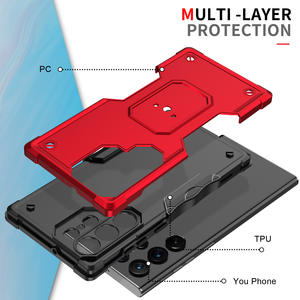 Funda Protectora Híbrida 2 en 1 de TPU y PC para <span class=keywords><strong>Samsung</strong></span> S21 S22 S23 S24 S25 Ultra <span class=keywords><strong>Fe</strong></span> A53 A73, Protección Completa, Antigolpes, Antideslizante - Product Image 3