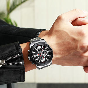 Relojes de cuarzo impermeables de diseño clásico CURREN 8336, relojes de pulsera con correa de acero inoxidable, reloj luminoso para hombre - Product Image 5