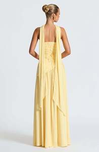 OUDINA all'ingrosso personalizza il Tutu plissettato all'americana senza <span class=keywords><strong>maniche</strong></span> abito lungo in pizzo elegante per feste e donne abiti Casual - Product Image 4