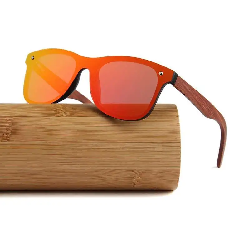 Polarisierte Individuelles Logo Großhandel Werbe Arm Private Label Holz Bambus Sonnenbrille