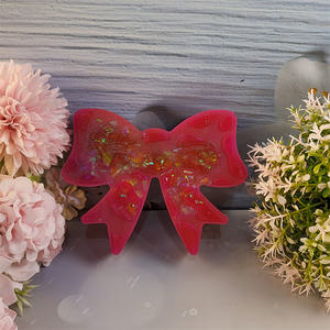 Moldes de Silicona Hechos a Mano Kingnoo para Manualidades, Adornos Decorativos Estilo Ins X0158, Molde para Pastel con Forma de Lazo Irregular - Product Image 4