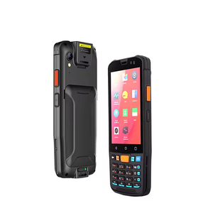IP 65 không thấm nước 4 inch Android gồ ghề PDA cầm tay công nghiệp thu thập dữ liệu bàn phím đầy đủ PDA hỗ trợ RFID quét nhanh c4100 - Product Image 1