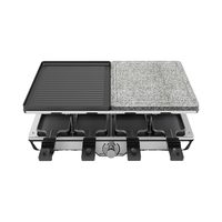 Barbecue électrique Grill de table commercial pour 8 personnes sans fumée BBQ Raclette Party Grills