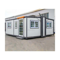 Villa modulaire préfabriquée extensible de 40 pieds en conteneur pour logement familial