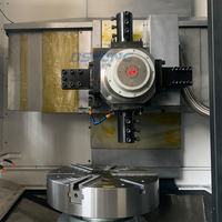 Centre de tournage vertical CNC VTC750 robuste, tour de réparation de roues automatique à broche unique, système de commande GSK, prix compétitif