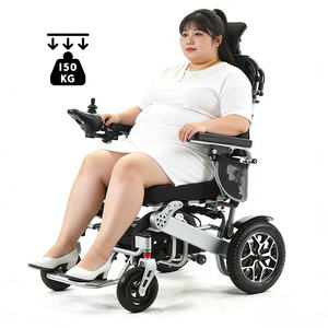 <span class=keywords><strong>Fauteuil</strong></span> roulant <span class=keywords><strong>électrique</strong></span> inclinable en alliage d'aluminium 300W*2, pliable et léger - Product Image 1
