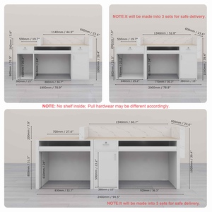 USA CA UK AU GER Stock local Bois Fitness Salle de sport Réception Mobilier de bureau Boutique <span class=keywords><strong>Hôtel</strong></span> Comptoir Réception Design Moderne - Product Image 5