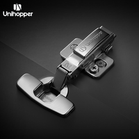 Unihopper, лидер продаж, 3D регулируемые гидравлические петли для шкафа, зажим, шарнир для кухонной мебели