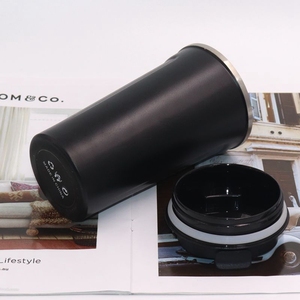 Hot bán 304 đôi tường thép không gỉ du lịch Tumbler chân không cầm tay cách điện cốc cà phê với nắp lật - Product Image 6