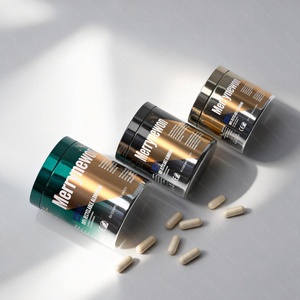 Airtight & Light-Proof Aluminum Tin <b>Containers</b> for Long-Lasting Supplement Freshness Vitamin Bottle Packaging - Product Image 3