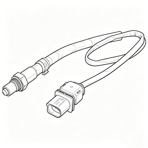 Sensore di Ossigeno Nuovo di Alta Qualità per AUDI/VW SKODA SUPERB II, per Modelli <span class=keywords><strong>PASSAT</strong></span> B6 B7 <span class=keywords><strong>CC</strong></span> 022906262AN 022906262AD 022906262CD - Product Image 2