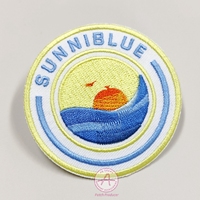 Support thermoscellé Motif individualisé Patch de broderie Crochet et boucle à repasser à coudre Écologique