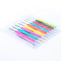 9 Pcs 11 Pcs Soft Hand TPR Hook Crochet, Crochet Set pour la maison Utilisation