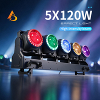 Projecteur à tête mobile Beam Pixel 5x120W avec anneau