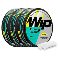 Prix usine OEM ODM Sachets énergétiques à la caféine 100mg Saveurs menthe et fruits Naturels Sans sucre Sachets énergétiques Nootropiques Personnalisés FDA