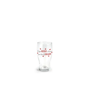 Verre à bière 40 cl avec slogan « Chaque jour est bon pour boire de la bière » - Product Image 1