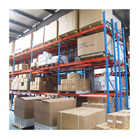 Étagères sans boulons personnalisables Étagères empilables de stockage en acier Étagères à palettes sélectives à double profondeur pour l'entreposage