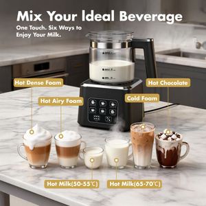 Espumador de Leche Eléctrico de Nuevo Diseño, Multifuncional, para Calentar Leche/Chocolate - Product Image 3