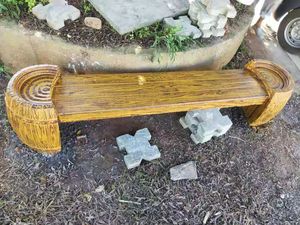 Molde de asiento decorativo para jardín, silla de material ABS de madera, molde para taburete de maceta para Parque - Product Image 6