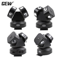 Éclairage de scène LED, 2 têtes de faisceau laser, stroboscope DMX RGBW, effet de lumière mobile pour DJ, discothèque, boîte de nuit