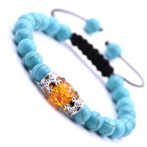 Gelang Batu Permata Terapi, Gelang Batu Permata Rajut yang Dapat Disesuaikan, Perhiasan Kuarsa Penyeimbang Reiki Meditasi Yoga untuk Wanita dan Pria - Product Image 2