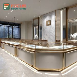 Muebles de Joyería de Lujo de Alta Gama, Vitrina Comercial con Marco Metálico para Tienda - Product Image 2