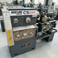 Tour à métaux horizontal manuel d'occasion Baoji CS6140, robuste, pour travaux de tournage industriel du métal