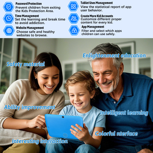 Máy tính bảng camera kép màu xanh/hồng 7 inch cho trẻ em Máy học tập tất cả trong một với lõi tứ <span class=keywords><strong>2GB</strong></span> Sản phẩm mới - Product Image 4