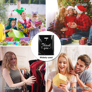 Borsa regalo con stampa personalizzata <span class=keywords><strong>di</strong></span> alta qualità "grazie" per la promozione <span class=keywords><strong>di</strong></span> piccole imprese uso supermercato-ordine minimo 100 pezzi - Product Image 6