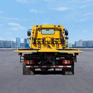 Flatbed Carrier 4*2 Flat <b>Bed</b> Truck Machinery Equipment <b>Car</b> Carrier Truck - Product Image 2