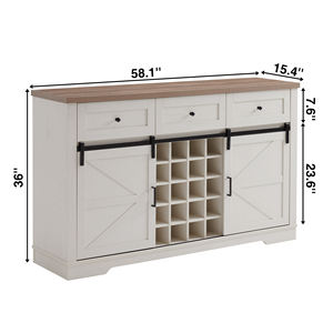 Una pieza en Stock, envío directo, mesas de barra de mostrador de lujo, barril de café para el hogar, cocina, dormitorio, sala de estar - Product Image 3