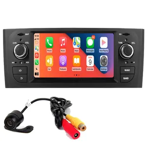 Цифровая Автомобильная стерео система 7 дюймов HD GPS Android 11 для FIAT Grande Punto 199/310 2005-2009 Linea 323 2007-2011 Wifi 3G радио