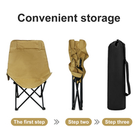 Chaise de camping moderne à dossier haut, pliable, réglable, en métal, portable, pour la plage et les voyages