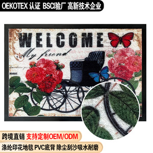 Tapetes de Navidad Personalizados, Rectangulares, de PVC, Antideslizantes, Resistentes a las Manchas, Lavables, con Diseño Personalizado, para Uso Doméstico y Comercial - Product Image 3