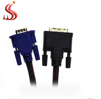 Kabel monitor dvi d pria ke vga betina terlaris