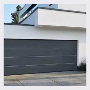 Porte de <span class=keywords><strong>garage</strong></span> sectionnelle automatique en aluminium de haute qualité, nouveau style, meilleur prix, avec panneau affleurant et isolation intégrale - Product Image 3