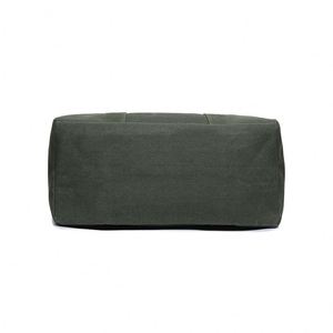 Cheap Luggage Storage Foldable <b>Canvas</b> <b>Duffle</b> <b>Bag</b> Large Capacity Unisex Style Stock Travel <b>Bags</b> Customized LOGO Zipper Hasp - Product Image 4