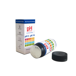 Tiras plásticas duráveis do papel do teste do <span class=keywords><strong>PH</strong></span> para as banheiras quentes 0-14 escala o instrumento visual manual do exame da acuidade - Product Image 2