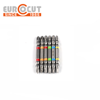 Tournevis étoile à embout EUROCUT Embouts de tournevis matériels à double tête avec manchon coloré