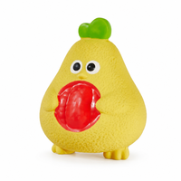 Jouet pour chien en latex qui couine, adorable jouet à mâcher en forme de poussin pour petits et moyens chiens